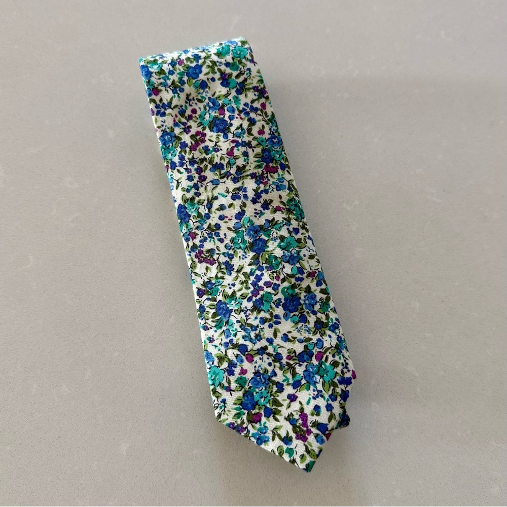J. Crew cotton skinny tie